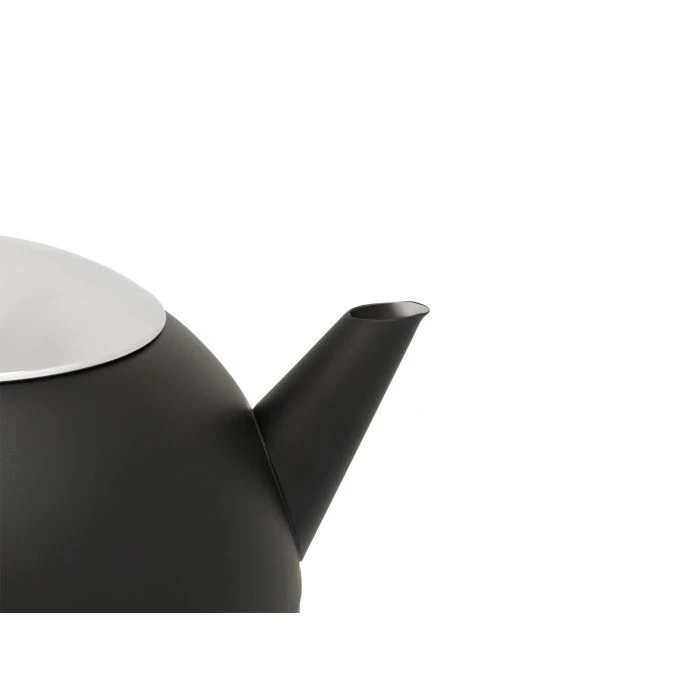 Bredemeijer Duet Bella Ronde Theepot 1,2 Liter Mat Zwart 5 Bredemeijer Duet Bella Ronde Theepot 1,2 Liter Mat Zwart - Afbeelding 3