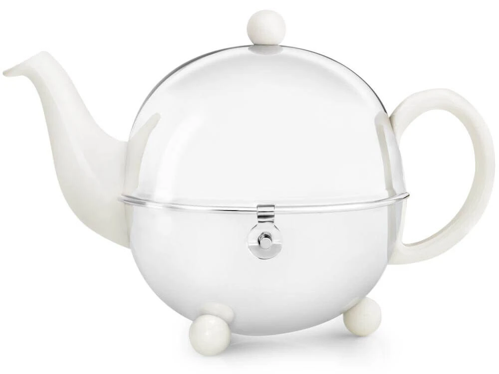 Bredemeijer Cosy Theepot 1,3 Liter Aardewerk Wit