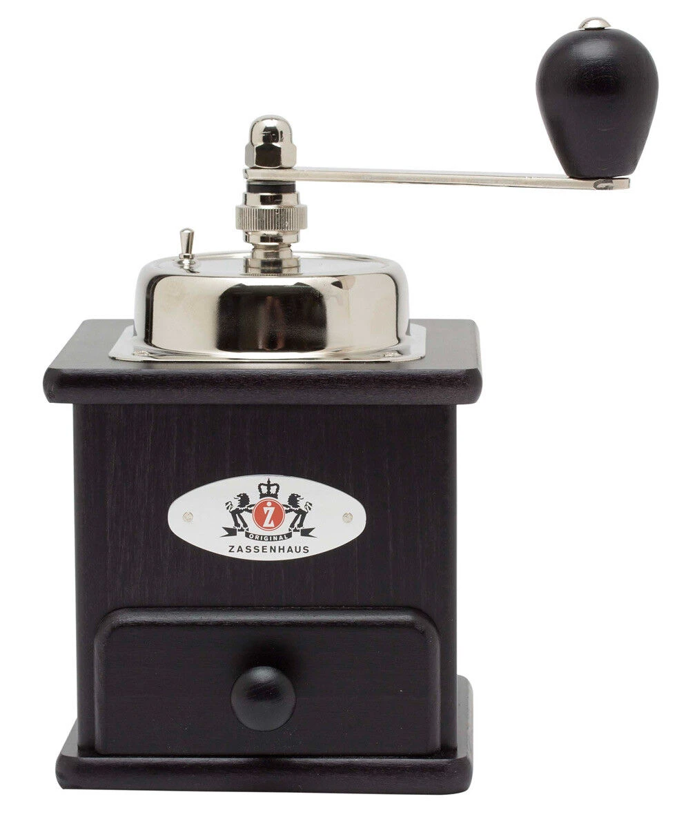 Zassenhaus Brasilia Koffiemolen 12,5 X 12 Cm Hout Zwart 3 Zassenhaus Brasilia Koffiemolen 12,5 X 12 Cm Hout Zwart