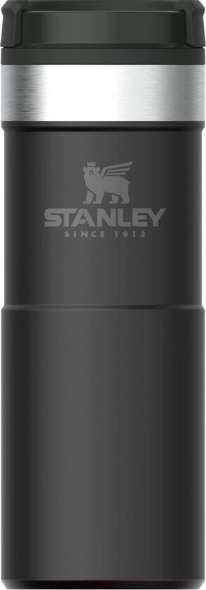 Stanley The NeverLeak Travel Mug 470 Ml Matte Black Pebble