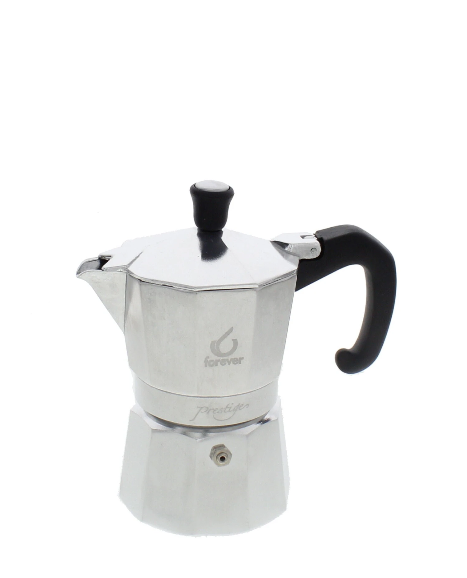 Forever Miss Moka Prestige Mokapot 3-kops Aluminium Mat 3 Forever Miss Moka Prestige Mokapot 3-kops Aluminium Mat
