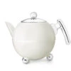 Bredemeijer Duet Bella Theepot 1,2 Liter Rvs Wit -Best Drankjes Winkel 7304wc