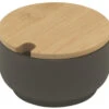 Stelton Theo Suikerpot ø 9,5 Cm Hoogte Aardewerk Bamboe Zwart -Best Drankjes Winkel 8378 83261 1