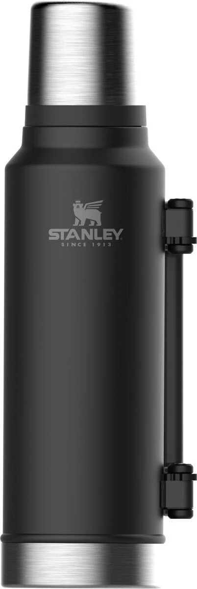 Stanley Classic Thermosfles 1,4 Liter Mat Zwart 3 Stanley Classic Thermosfles 1,4 Liter Mat Zwart