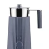 Alessi Plissé Elektrische Melkopschuimer 350 Ml Rvs Grijs -Best Drankjes Winkel alessigrijs 1