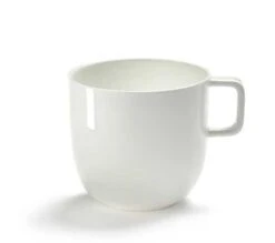 Serax Base Koffiekop 280 Ml ø 8 Hoogte 7,5 Cm Porselein Wit Glanzend