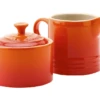 Le Creuset Suiker- En Melkset Aardewerk Vulcanique 2-delig 2 Le Creuset Suiker- En Melkset Aardewerk Vulcanique 2-delig -Best Drankjes Winkel creuset melkkan en suikerpot vulcanique 1