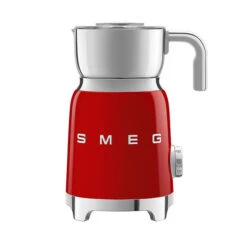 Smeg 50's Style Elektrische Melkopschuimer 600 Ml Rood