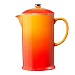 Le Creuset Cafetière 800 Ml Aardewerk Vulcanique -Best Drankjes Winkel kaffeebereiter ofenrot 1