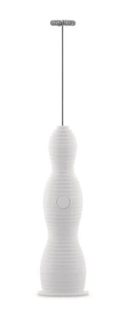 Alessi MDL11 W Pulcina Elektrische Melkopschuimer 27,5 Cm Kunststof Wit
