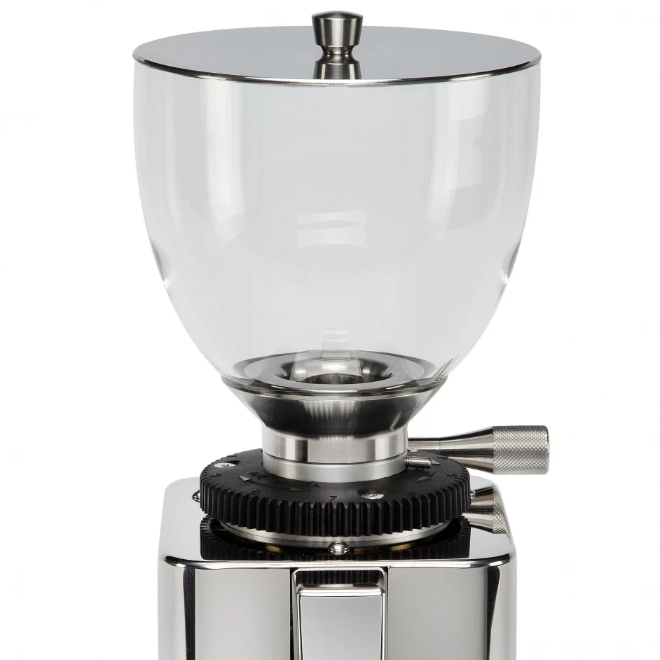 ECM Glazen Bonenreservoir Met Rvs Deksel Voor S64 Bonenmolen 4 ECM Glazen Bonenreservoir Met Rvs Deksel Voor S64 Bonenmolen - Afbeelding 2