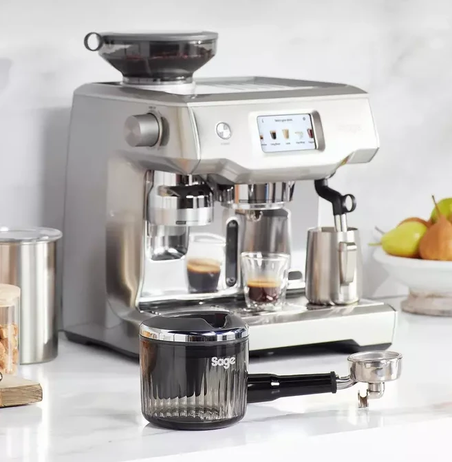 Sage The Puck Sucker Automatische Uitklopbak Kunststof Grijs 6 Sage The Puck Sucker Automatische Uitklopbak Kunststof Grijs - Afbeelding 4