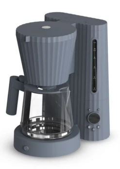 Alessi Plissé Koffiezetapparaat 1,5 Liter Kunststof Grijs