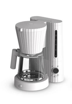 Alessi Plissé Koffiezetapparaat 1,5 Liter Kunststof Wit