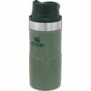 Stanley The Trigger-Action Travel Mug 350 Ml Hammertone Green -Best Drankjes Winkel stanley pmi classic trigger action thermosbeker 350 ml hammertone green zijkant