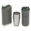 Stanley Adventure Shotglazen En Heupflacon Set Rvs Groen 6-delig